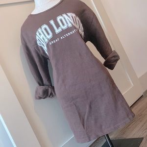 ZARA Soho London Sweatshirt Dress